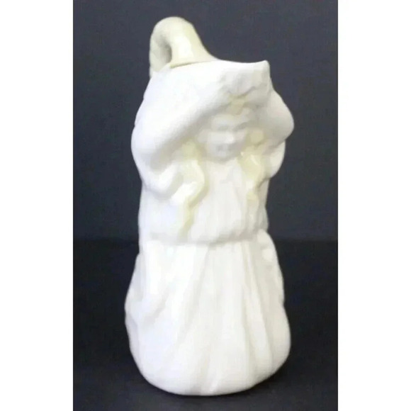 Early Production Rare Belleek Irish Porcelain Irish Maiden Creamer Small Pitcher - Picture 1 of 6